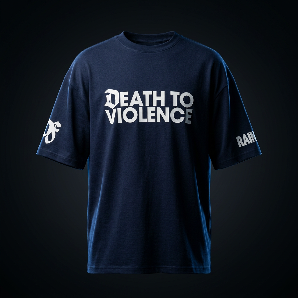 Death to Violence Oversized Tee