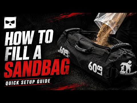 Death Fitness sandbag fill and setup guide video thumbnail
